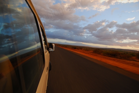 Kilimanjaro from the van